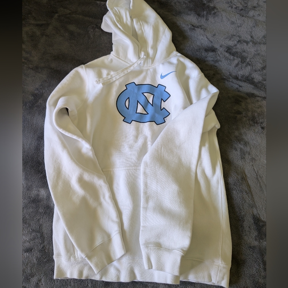UNC Nike White Hoodie